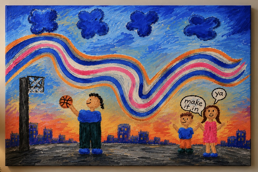 Make It In by age 7 - finished painting
